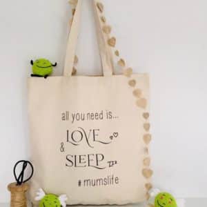 love and sleep bag