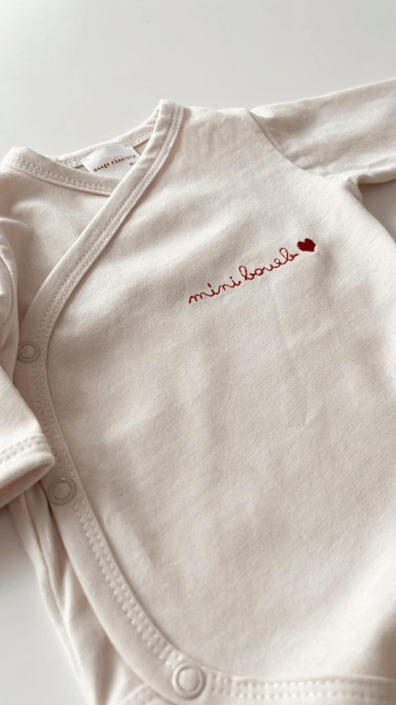 Body brodés Les Petits Pois