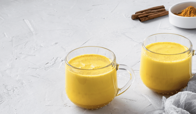 Lait d'or par les petits pois