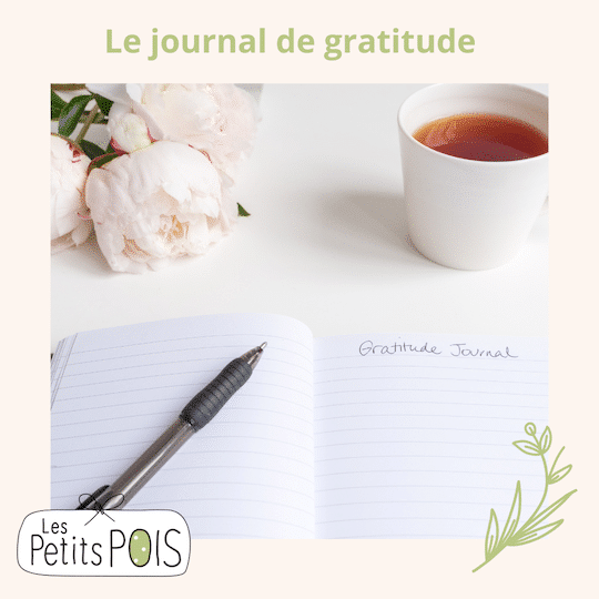 Ecrire sa gratitude par les petits pois