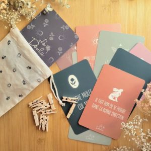 Cartes d'affirmations positives pour l'accouchement