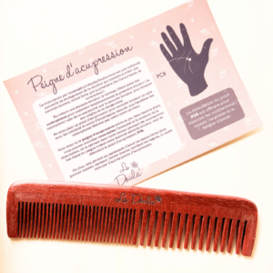 Peigne d'acupression pour l'accouchement par les petits pois